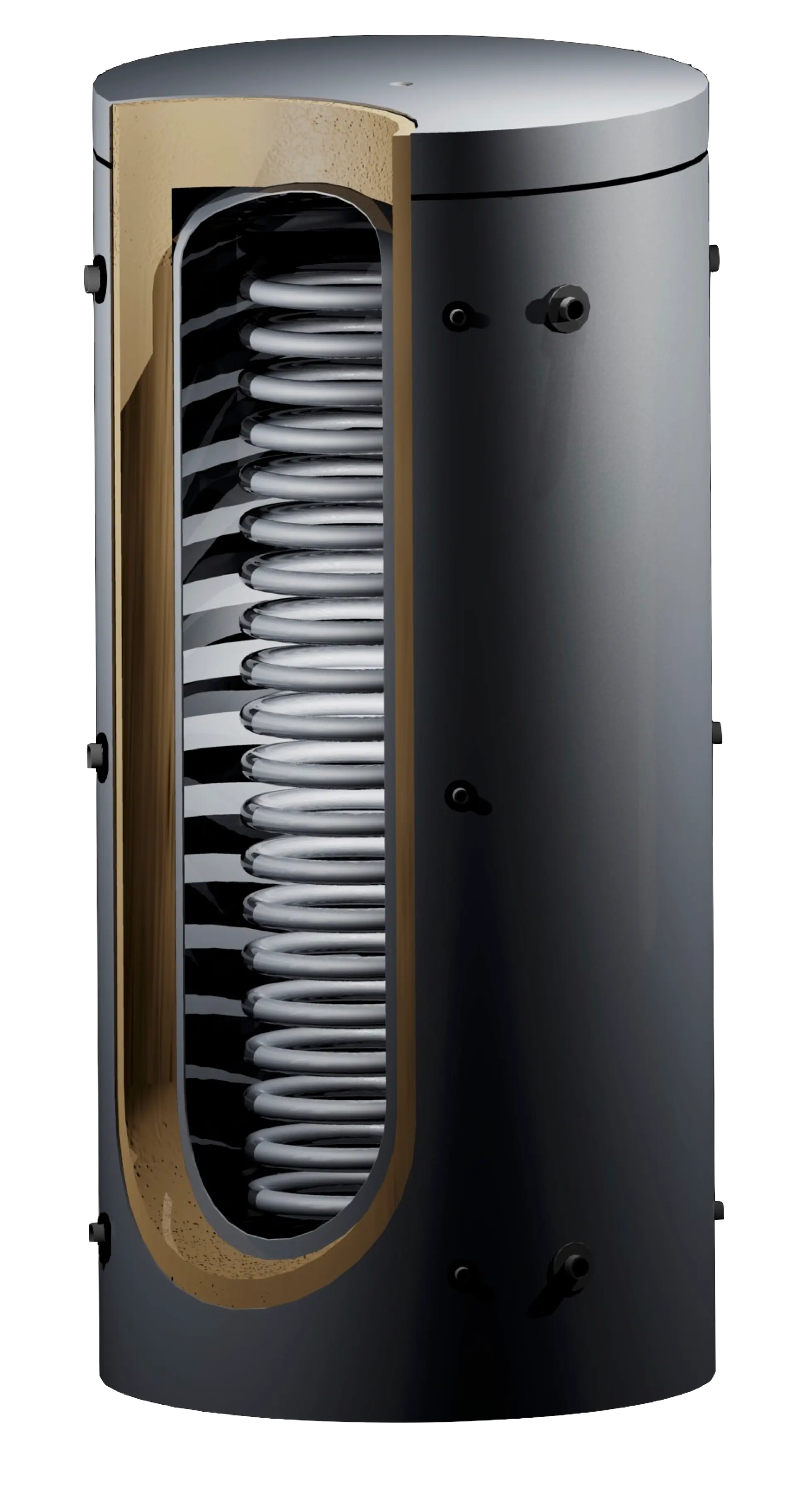 Hygienepufferspeicher PH 800 – 800 L mit 7,5 m² Edelstahl-Wellrohr & 100 mm Vliesisolierung Prinz Thermotechnik GmbH